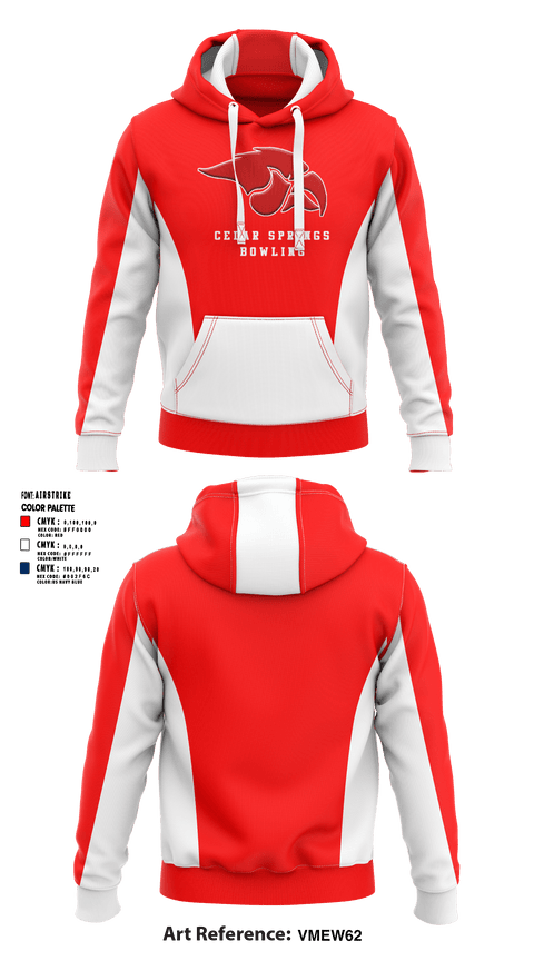 Hoodie, Cedar Springs High School Bowling, Bowling, Teamtime, Team time, sublimation, custom sports apparel, team uniforms, spirit wear, spiritwear, sports uniforms, custom shirts, team store, custom team store, fundraiser sports, apparel fundraiser