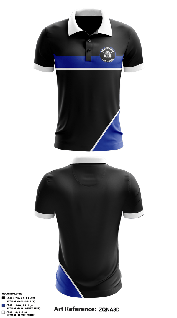 Short Sleeve Performance Polo, Lake Norman High School, Spirit Store, Teamtime, Team time, sublimation, custom sports apparel, team uniforms, spirit wear, spiritwear, sports uniforms, custom shirts, team store, custom team store, fundraiser sports, apparel fundraiser