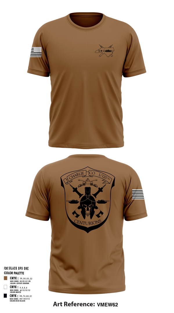 Short Sleeve Performance Shirt, Charlie Co 1/120th, Army, Teamtime, Team time, sublimation, custom sports apparel, team uniforms, spirit wear, spiritwear, sports uniforms, custom shirts, team store, custom team store, fundraiser sports, apparel fundraiser