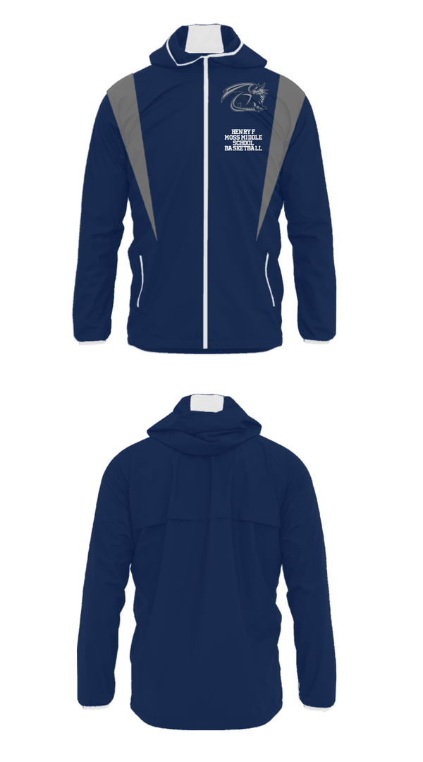 Windbreaker, Henry F Moss Middle School Basketball, Women's Basketball, Teamtime, Team time, sublimation, custom sports apparel, team uniforms, spirit wear, spiritwear, sports uniforms, custom shirts, team store, custom team store, fundraiser sports, apparel fundraiser