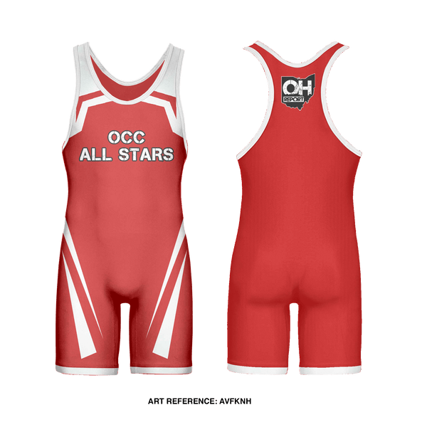 Wrestling Singlet, MOAC & OCC Wrestling All-Stars, Wrestling, Teamtime, Team time, sublimation, custom sports apparel, team uniforms, spirit wear, spiritwear, sports uniforms, custom shirts, team store, custom team store, fundraiser sports, apparel fundraiser
