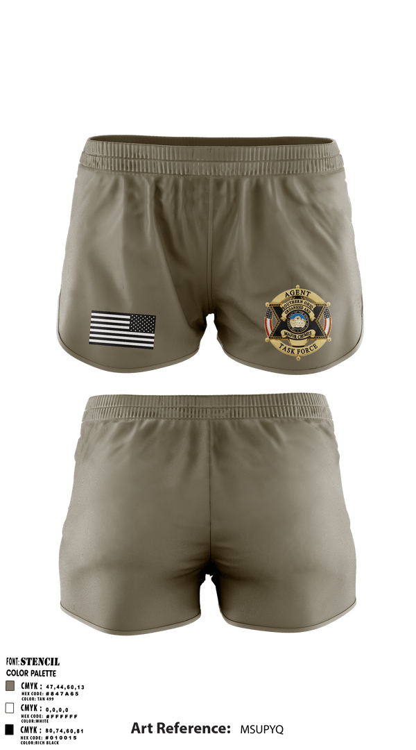 Ranger Panties, , Police, Teamtime, Team time, sublimation, custom sports apparel, team uniforms, spirit wear, spiritwear, sports uniforms, custom shirts, team store, custom team store, fundraiser sports, apparel fundraiser