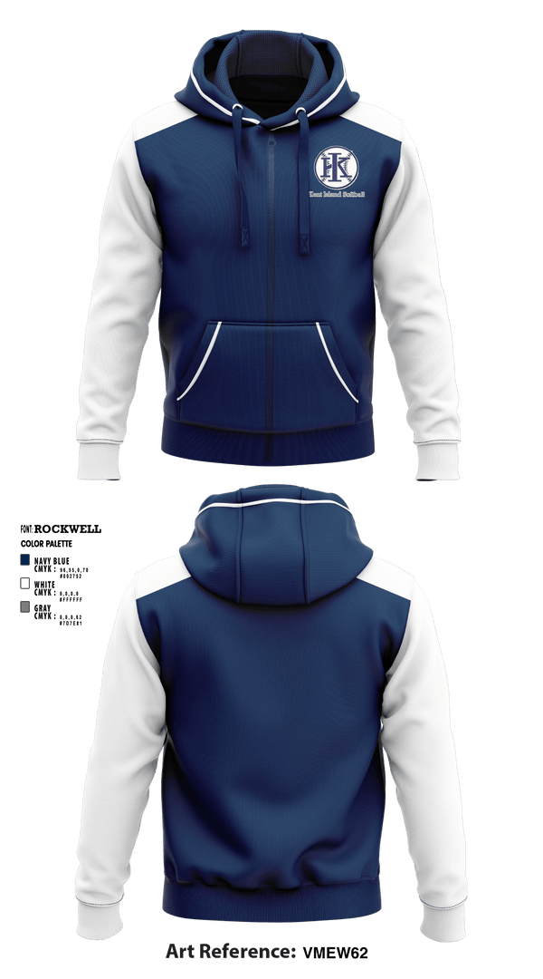 Zip Hoodie, Kent Island Youth Softball, Spirit Store, Teamtime, Team time, sublimation, custom sports apparel, team uniforms, spirit wear, spiritwear, sports uniforms, custom shirts, team store, custom team store, fundraiser sports, apparel fundraiser