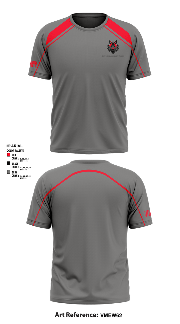 Short Sleeve Performance Shirt, Ragnarok Ordnance Works, , Teamtime, Team time, sublimation, custom sports apparel, team uniforms, spirit wear, spiritwear, sports uniforms, custom shirts, team store, custom team store, fundraiser sports, apparel fundraiser