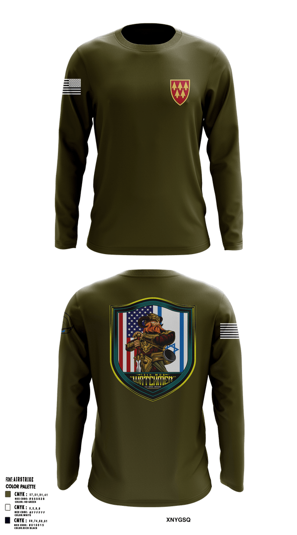 Long Sleeve Performance Shirt, 13TH Missile Defense Battery, , Teamtime, Team time, sublimation, custom sports apparel, team uniforms, spirit wear, spiritwear, sports uniforms, custom shirts, team store, custom team store, fundraiser sports, apparel fundraiser