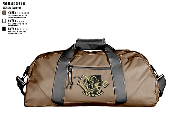 Duffle Bag, 1438th CTC, National Guard, Teamtime, Team time, sublimation, custom sports apparel, team uniforms, spirit wear, spiritwear, sports uniforms, custom shirts, team store, custom team store, fundraiser sports, apparel fundraiser