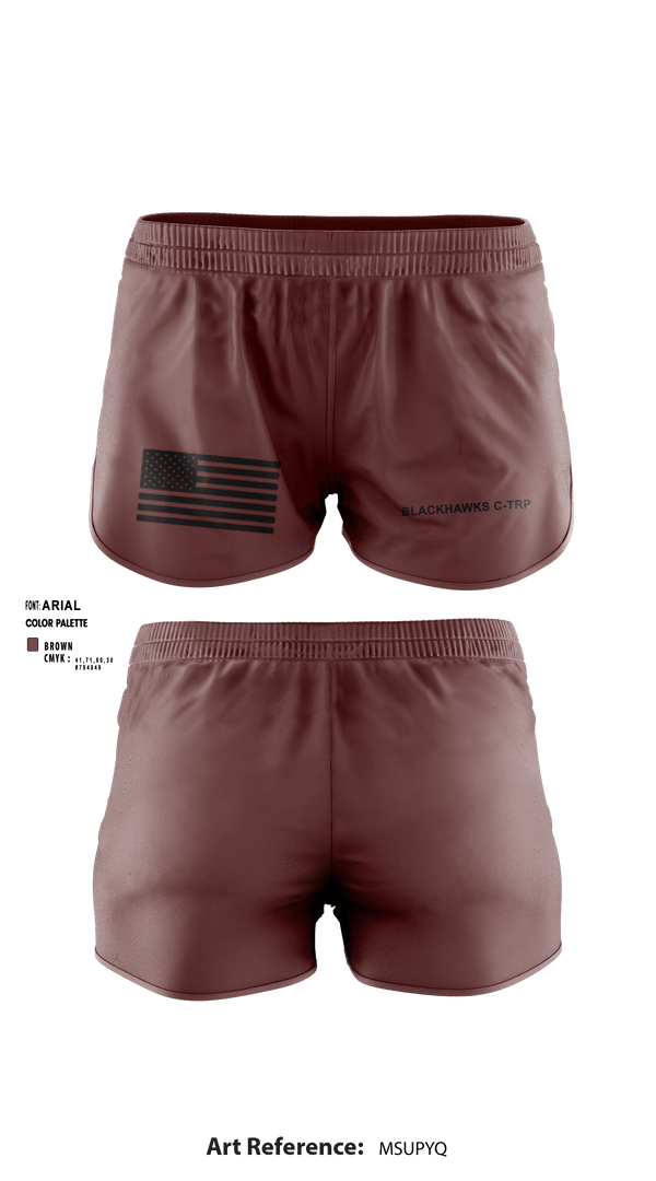 Ranger Panties, Blackhawks C-TRP, Army, Teamtime, Team time, sublimation, custom sports apparel, team uniforms, spirit wear, spiritwear, sports uniforms, custom shirts, team store, custom team store, fundraiser sports, apparel fundraiser