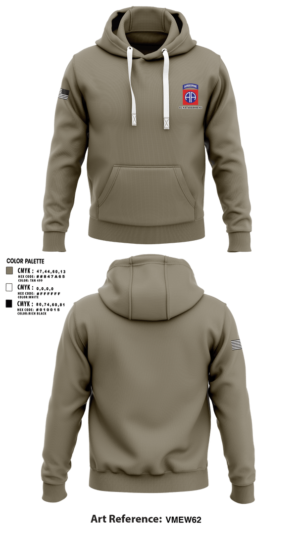 Hoodie, 82nd airborne, Army, Teamtime, Team time, sublimation, custom sports apparel, team uniforms, spirit wear, spiritwear, sports uniforms, custom shirts, team store, custom team store, fundraiser sports, apparel fundraiser
