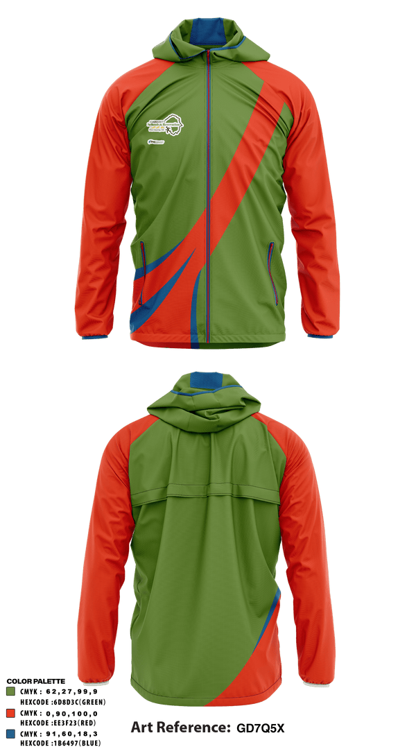 Windbreaker, PITT COUNTY COMMUNITY SCHOOLS AND RECREATION, Men's Basketball, Teamtime, Team time, sublimation, custom sports apparel, team uniforms, spirit wear, spiritwear, sports uniforms, custom shirts, team store, custom team store, fundraiser sports, apparel fundraiser
