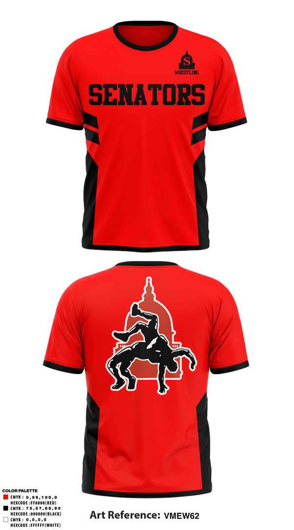 Short Sleeve Performance Shirt, Springfield High School Wrestling, Wrestling, Teamtime, Team time, sublimation, custom sports apparel, team uniforms, spirit wear, spiritwear, sports uniforms, custom shirts, team store, custom team store, fundraiser sports, apparel fundraiser