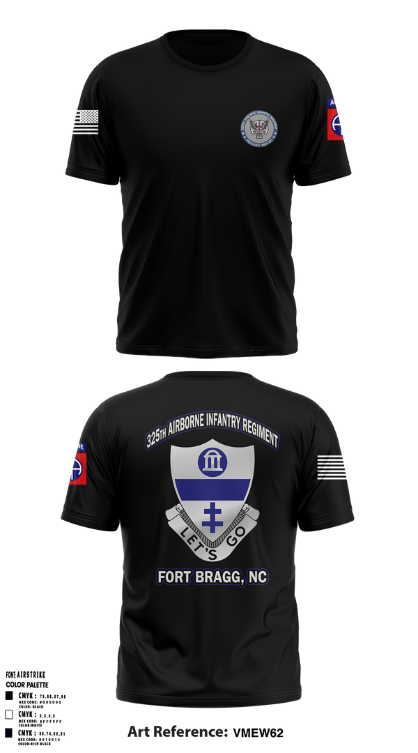 Short Sleeve Performance Shirt, Bravo co 1/325 A.I.R., Army, Teamtime, Team time, sublimation, custom sports apparel, team uniforms, spirit wear, spiritwear, sports uniforms, custom shirts, team store, custom team store, fundraiser sports, apparel fundraiser