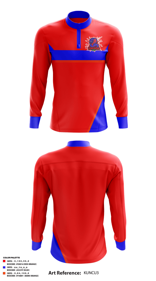 Quarter Zip Jacket, Kingdom UnitedKingdom United, , Teamtime, Team time, sublimation, custom sports apparel, team uniforms, spirit wear, spiritwear, sports uniforms, custom shirts, team store, custom team store, fundraiser sports, apparel fundraiser