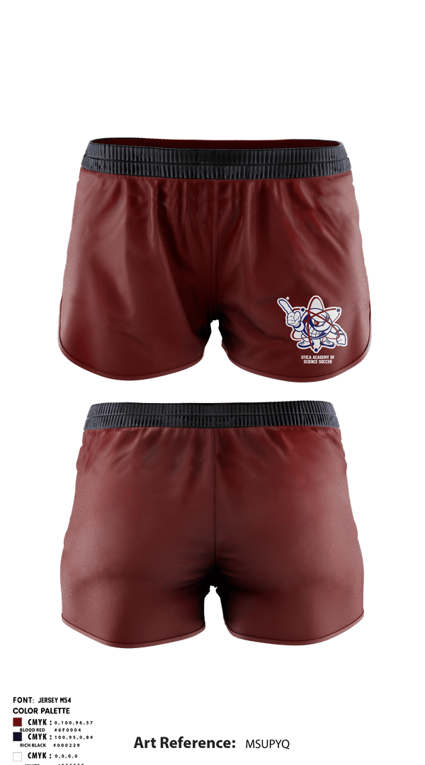 Mens Soccer Shorts, Utica Academy of Science Charter School Soccer, Men's Soccer, Teamtime, Team time, sublimation, custom sports apparel, team uniforms, spirit wear, spiritwear, sports uniforms, custom shirts, team store, custom team store, fundraiser sports, apparel fundraiser