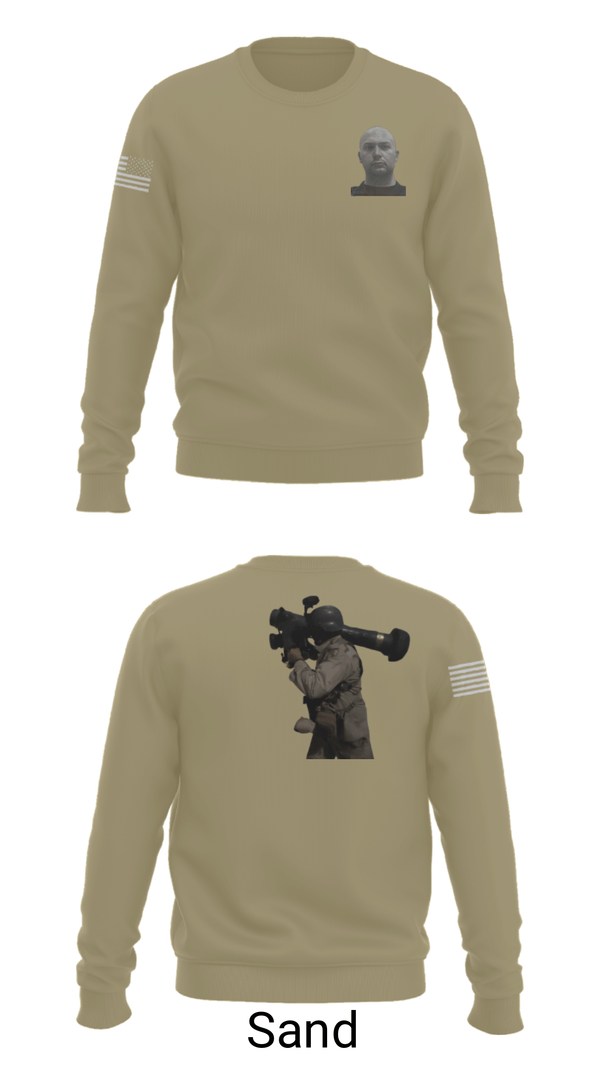 Crew Neck Sweatshirt, , Army, Teamtime, Team time, sublimation, custom sports apparel, team uniforms, spirit wear, spiritwear, sports uniforms, custom shirts, team store, custom team store, fundraiser sports, apparel fundraiser