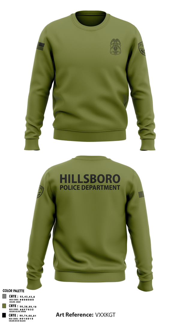 Crew Neck Sweatshirt, , Police, Teamtime, Team time, sublimation, custom sports apparel, team uniforms, spirit wear, spiritwear, sports uniforms, custom shirts, team store, custom team store, fundraiser sports, apparel fundraiser