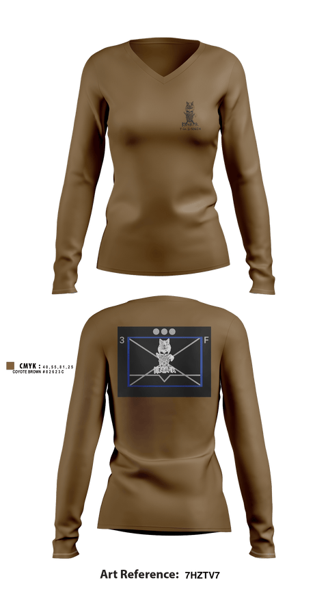 Women's Long Sleeve Vneck Shirt, , Army, Teamtime, Team time, sublimation, custom sports apparel, team uniforms, spirit wear, spiritwear, sports uniforms, custom shirts, team store, custom team store, fundraiser sports, apparel fundraiser