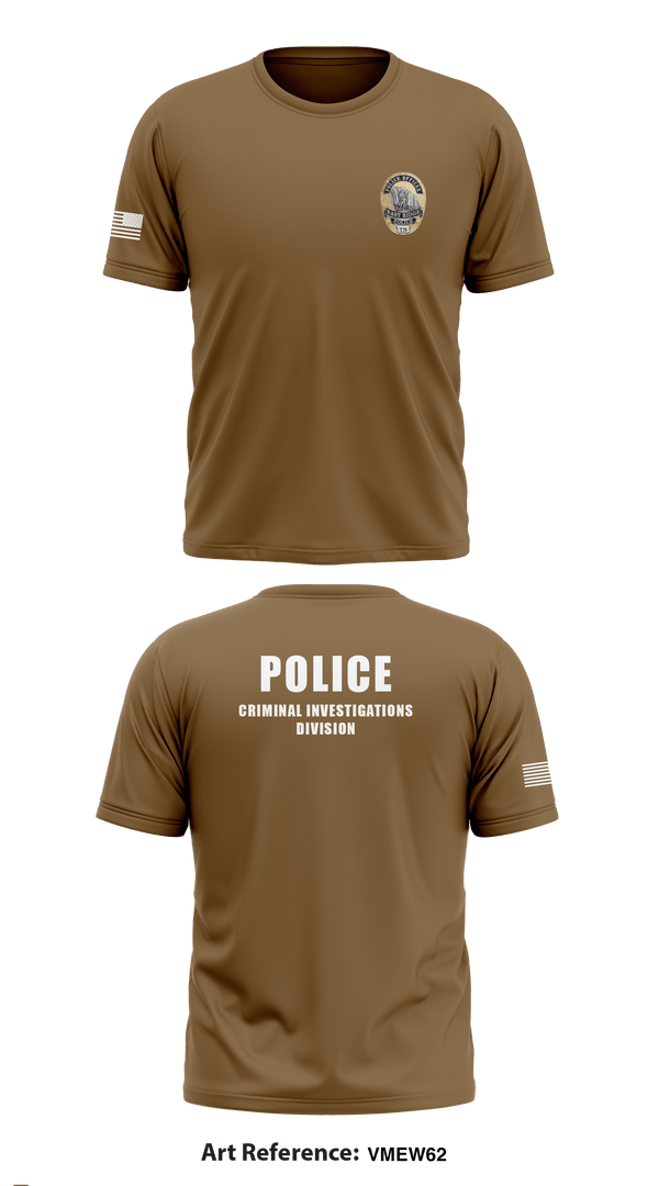 Short Sleeve Performance Shirt, POLICE CRIMINAL INVESTIGATIONS DIVISION, , Teamtime, Team time, sublimation, custom sports apparel, team uniforms, spirit wear, spiritwear, sports uniforms, custom shirts, team store, custom team store, fundraiser sports, apparel fundraiser