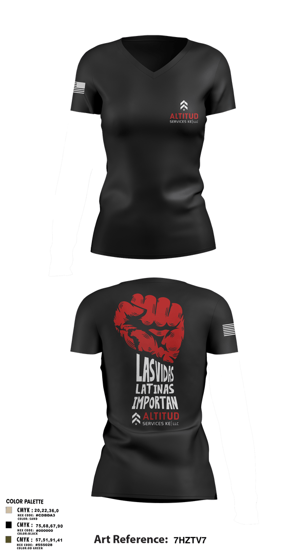 Women's Short Sleeve Vneck Shirt, Altitud Services, Army, Teamtime, Team time, sublimation, custom sports apparel, team uniforms, spirit wear, spiritwear, sports uniforms, custom shirts, team store, custom team store, fundraiser sports, apparel fundraiser
