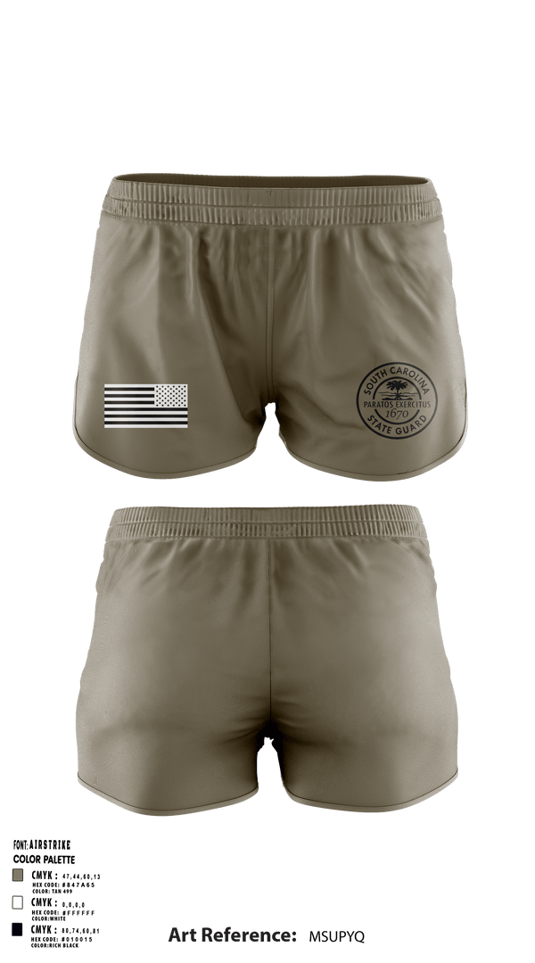 Ranger Panties, South Carolina State Guard, , Teamtime, Team time, sublimation, custom sports apparel, team uniforms, spirit wear, spiritwear, sports uniforms, custom shirts, team store, custom team store, fundraiser sports, apparel fundraiser