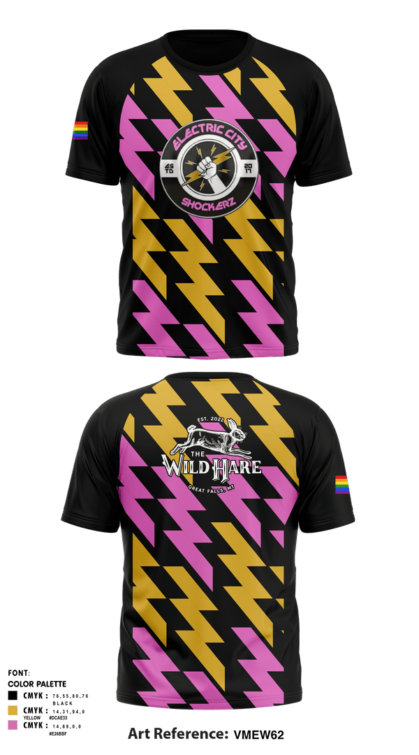 Short Sleeve Performance Shirt, Electric city shockerz, Rugby, Teamtime, Team time, sublimation, custom sports apparel, team uniforms, spirit wear, spiritwear, sports uniforms, custom shirts, team store, custom team store, fundraiser sports, apparel fundraiser