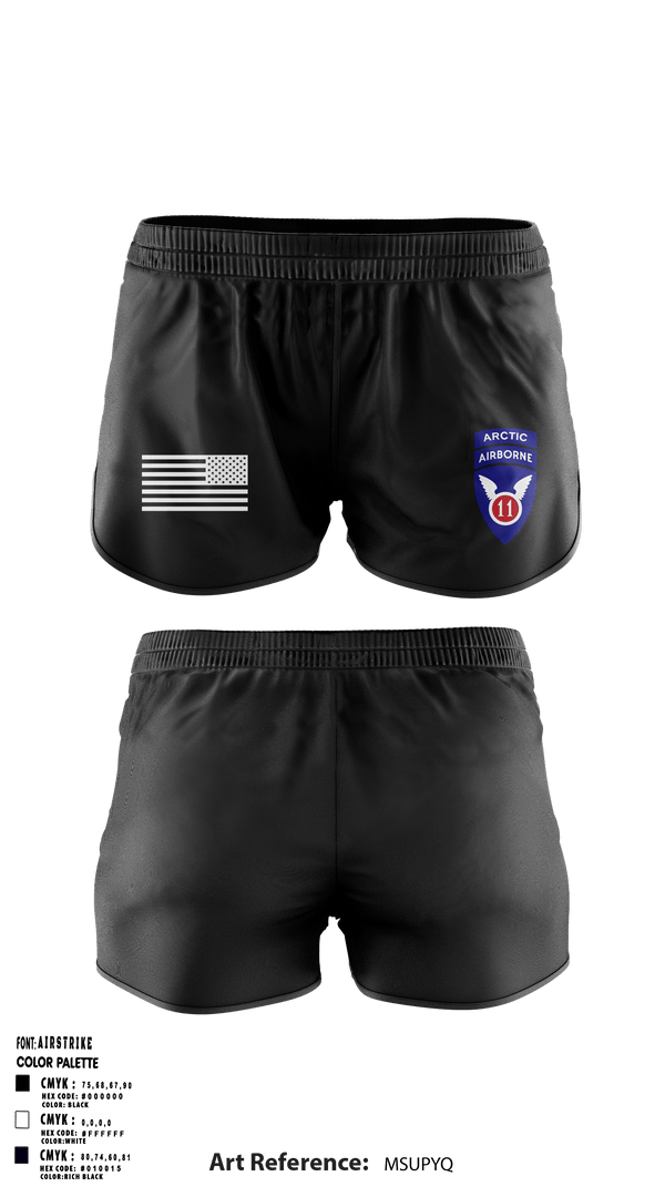 Ranger Panties, 1-501st parachute infantry, Army, Teamtime, Team time, sublimation, custom sports apparel, team uniforms, spirit wear, spiritwear, sports uniforms, custom shirts, team store, custom team store, fundraiser sports, apparel fundraiser