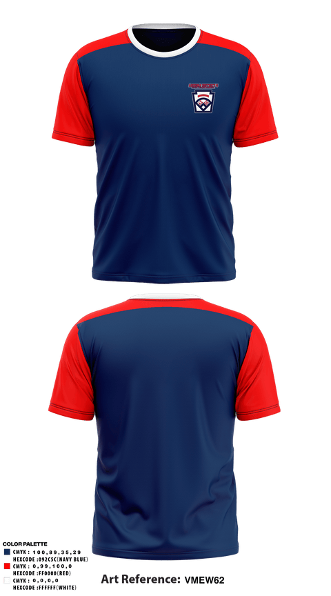 Short Sleeve Performance Shirt, Arizona District 6 Little League Baseball, Baseball, Teamtime, Team time, sublimation, custom sports apparel, team uniforms, spirit wear, spiritwear, sports uniforms, custom shirts, team store, custom team store, fundraiser sports, apparel fundraiser