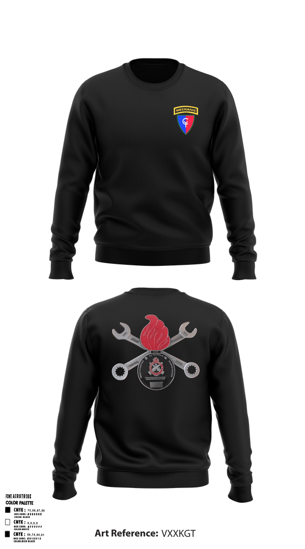 Crew Neck Sweatshirt, , National Guard, Teamtime, Team time, sublimation, custom sports apparel, team uniforms, spirit wear, spiritwear, sports uniforms, custom shirts, team store, custom team store, fundraiser sports, apparel fundraiser