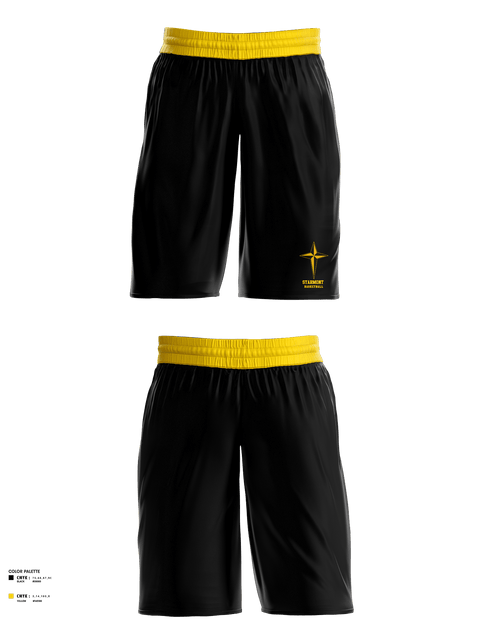 Womens Basketball Shorts, Starmont Middle School Basketball, Women's Basketball, Teamtime, Team time, sublimation, custom sports apparel, team uniforms, spirit wear, spiritwear, sports uniforms, custom shirts, team store, custom team store, fundraiser sports, apparel fundraiser
