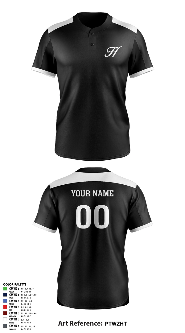 Two Button Softball Jersey, Heights Girls' Softball, Softball, Teamtime, Team time, sublimation, custom sports apparel, team uniforms, spirit wear, spiritwear, sports uniforms, custom shirts, team store, custom team store, fundraiser sports, apparel fundraiser