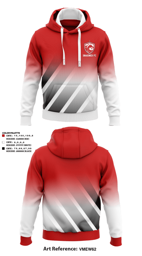 Hoodie, Dragones FC, Men's Soccer, Teamtime, Team time, sublimation, custom sports apparel, team uniforms, spirit wear, spiritwear, sports uniforms, custom shirts, team store, custom team store, fundraiser sports, apparel fundraiser