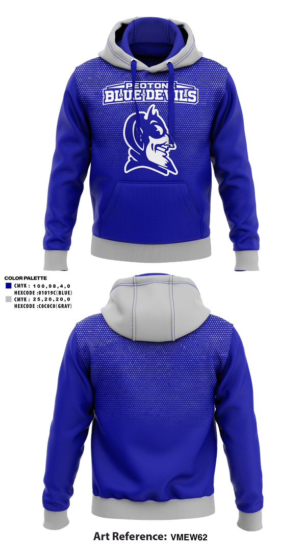 Hoodie, Peotone Blue Devils, Wrestling, Teamtime, Team time, sublimation, custom sports apparel, team uniforms, spirit wear, spiritwear, sports uniforms, custom shirts, team store, custom team store, fundraiser sports, apparel fundraiser