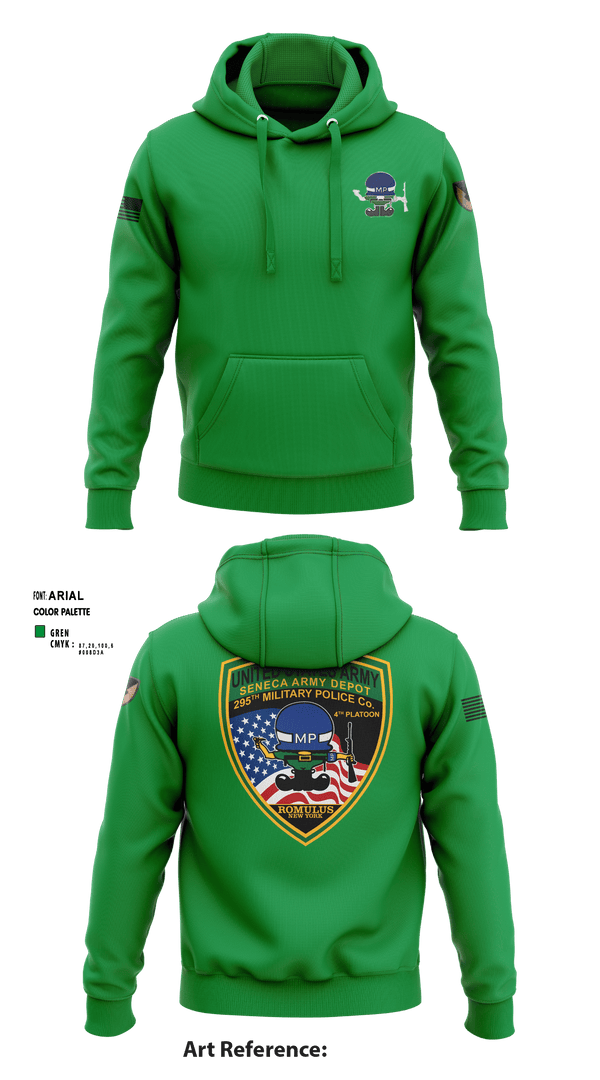 Hoodie, 295th Military Police Company, , Teamtime, Team time, sublimation, custom sports apparel, team uniforms, spirit wear, spiritwear, sports uniforms, custom shirts, team store, custom team store, fundraiser sports, apparel fundraiser