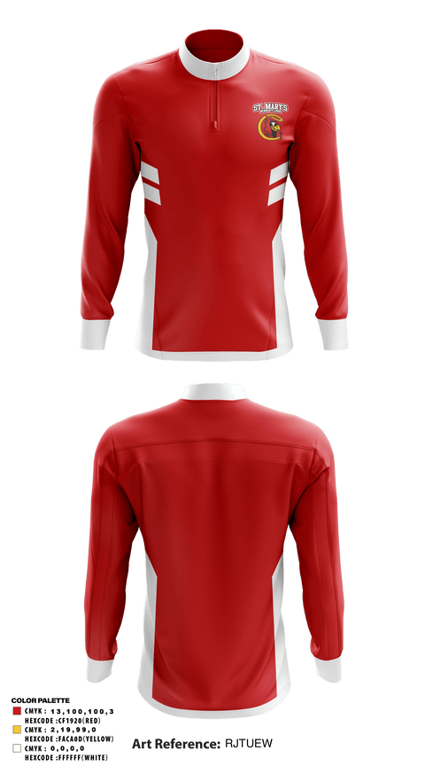 Quarter Zip Jacket, Saint Mary's High School Wrestling, Wrestling, Teamtime, Team time, sublimation, custom sports apparel, team uniforms, spirit wear, spiritwear, sports uniforms, custom shirts, team store, custom team store, fundraiser sports, apparel fundraiser