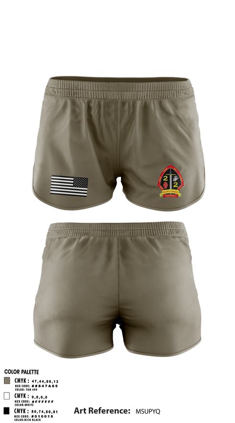 Ranger Panties, 2nd battalion 2nd marines, Marines, Teamtime, Team time, sublimation, custom sports apparel, team uniforms, spirit wear, spiritwear, sports uniforms, custom shirts, team store, custom team store, fundraiser sports, apparel fundraiser