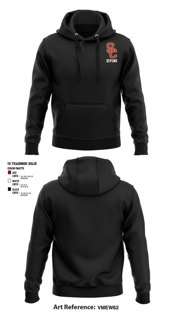 Hoodie, University Of Southern California Diving, Spirit Store, Teamtime, Team time, sublimation, custom sports apparel, team uniforms, spirit wear, spiritwear, sports uniforms, custom shirts, team store, custom team store, fundraiser sports, apparel fundraiser