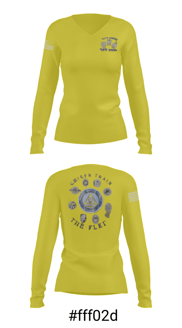 Women's Long Sleeve Vneck Shirt, , Navy, Teamtime, Team time, sublimation, custom sports apparel, team uniforms, spirit wear, spiritwear, sports uniforms, custom shirts, team store, custom team store, fundraiser sports, apparel fundraiser