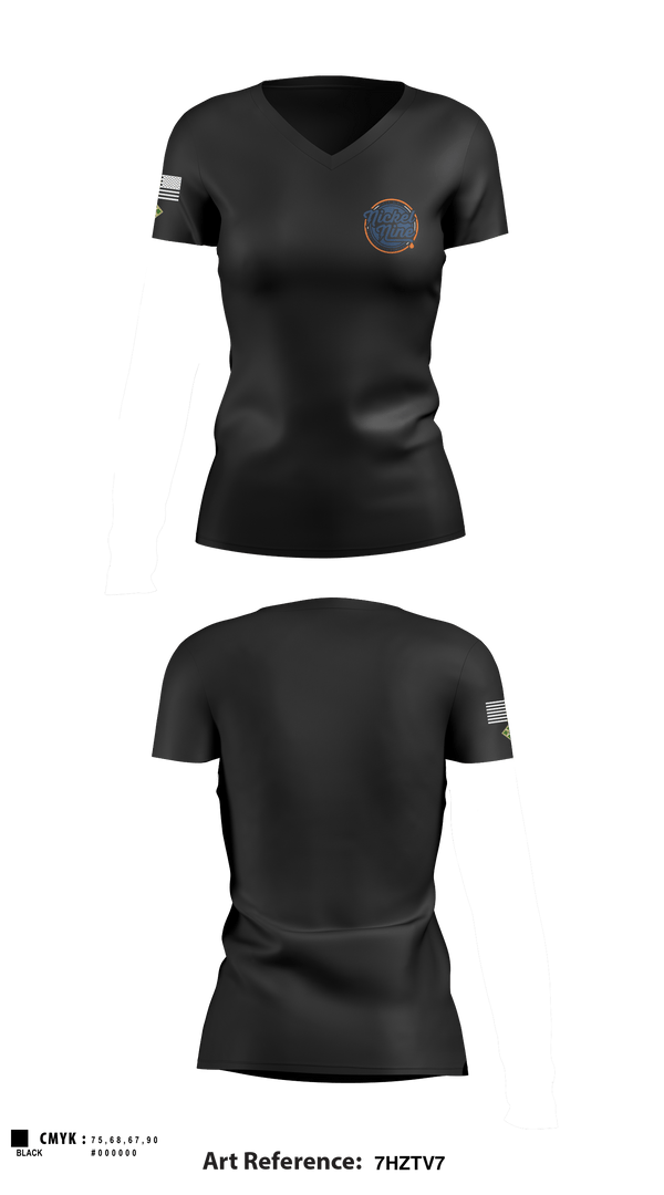 Women's Short Sleeve Vneck Shirt, , Army, Teamtime, Team time, sublimation, custom sports apparel, team uniforms, spirit wear, spiritwear, sports uniforms, custom shirts, team store, custom team store, fundraiser sports, apparel fundraiser