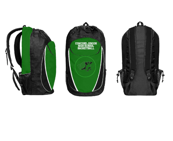 Gear Bag, Concord Junior High School Basketball, Men's Basketball, Teamtime, Team time, sublimation, custom sports apparel, team uniforms, spirit wear, spiritwear, sports uniforms, custom shirts, team store, custom team store, fundraiser sports, apparel fundraiser