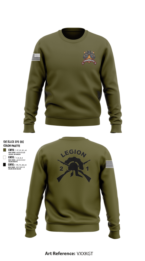 Crew Neck Sweatshirt, 2-1 IN, Army, Teamtime, Team time, sublimation, custom sports apparel, team uniforms, spirit wear, spiritwear, sports uniforms, custom shirts, team store, custom team store, fundraiser sports, apparel fundraiser
