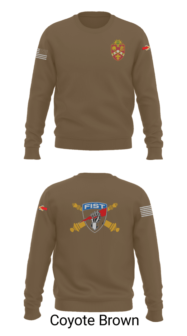 Crew Neck Sweatshirt, , Army, Teamtime, Team time, sublimation, custom sports apparel, team uniforms, spirit wear, spiritwear, sports uniforms, custom shirts, team store, custom team store, fundraiser sports, apparel fundraiser