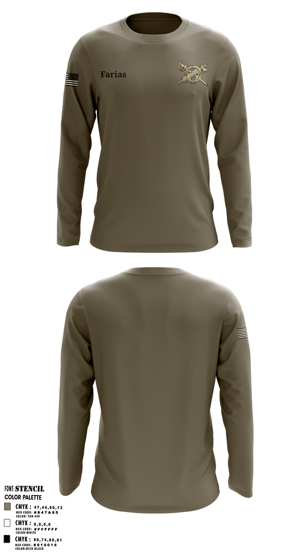 Long Sleeve Performance Shirt, , Army, Teamtime, Team time, sublimation, custom sports apparel, team uniforms, spirit wear, spiritwear, sports uniforms, custom shirts, team store, custom team store, fundraiser sports, apparel fundraiser