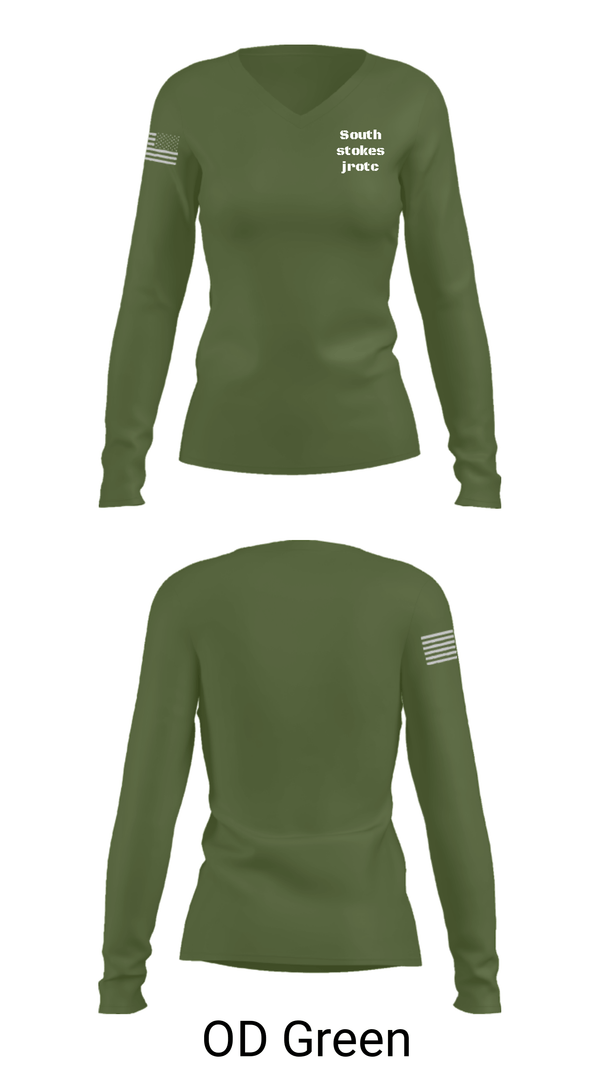 Women's Long Sleeve Vneck Shirt, , Marines, Teamtime, Team time, sublimation, custom sports apparel, team uniforms, spirit wear, spiritwear, sports uniforms, custom shirts, team store, custom team store, fundraiser sports, apparel fundraiser