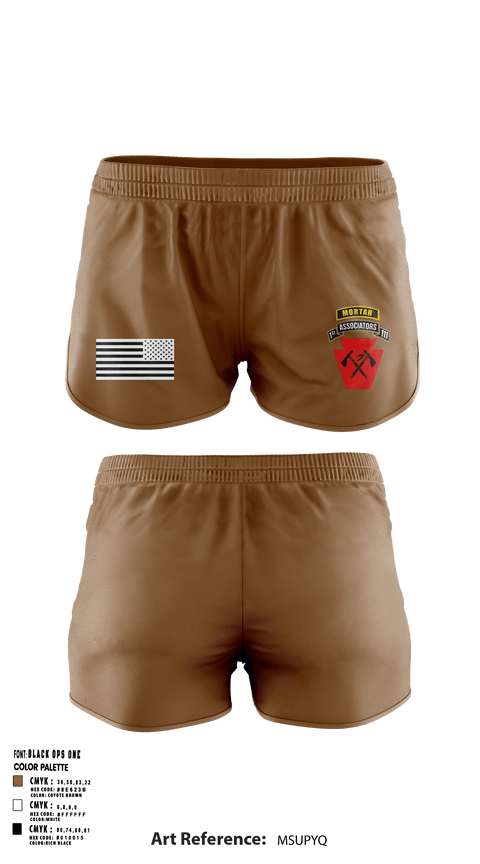Ranger Panties, A co 1-111th MTR, National Guard, Teamtime, Team time, sublimation, custom sports apparel, team uniforms, spirit wear, spiritwear, sports uniforms, custom shirts, team store, custom team store, fundraiser sports, apparel fundraiser