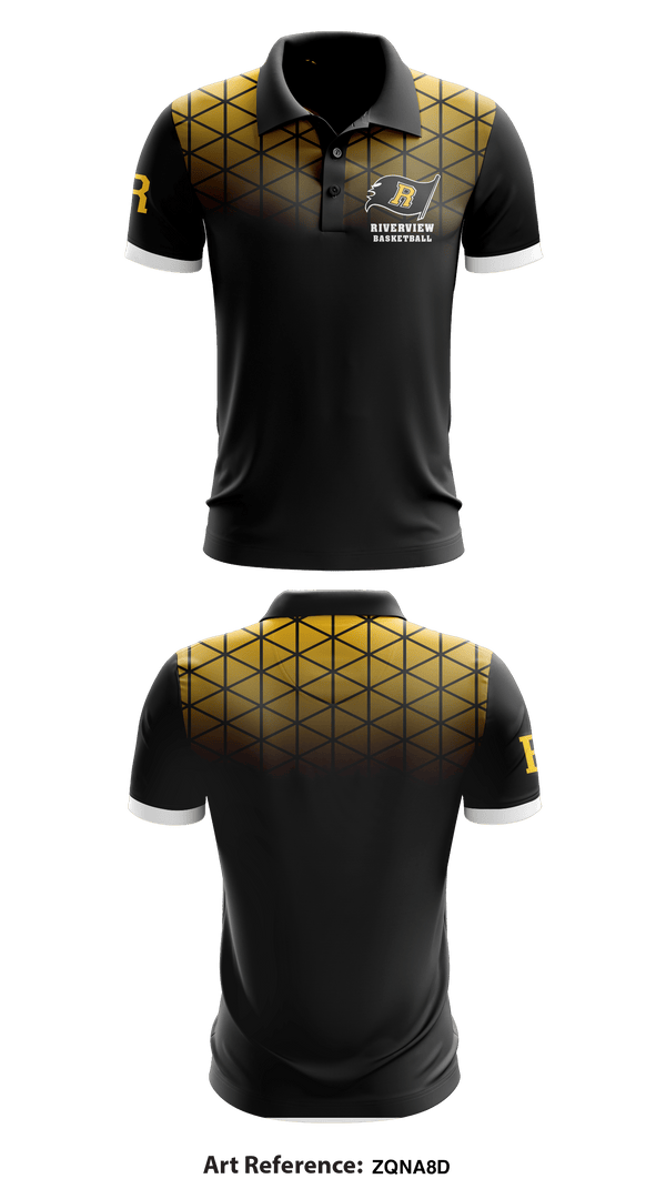 Short Sleeve Performance Polo, Riverview High School Basketball, Men's Basketball, Teamtime, Team time, sublimation, custom sports apparel, team uniforms, spirit wear, spiritwear, sports uniforms, custom shirts, team store, custom team store, fundraiser sports, apparel fundraiser
