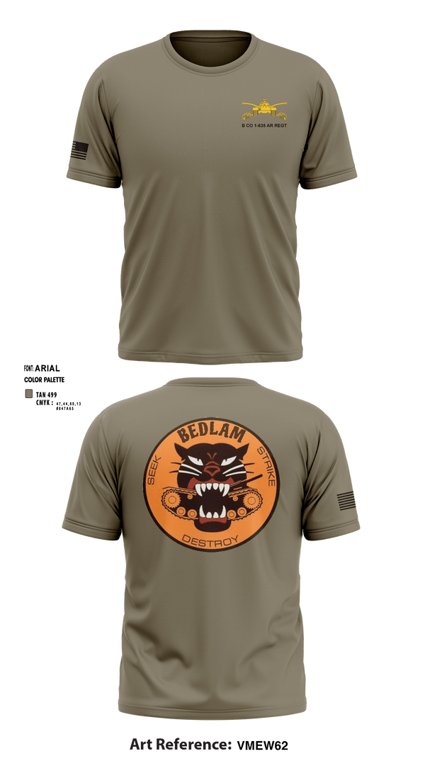 Short Sleeve Performance Shirt, HHC 1-635TH AR, National Guard, Teamtime, Team time, sublimation, custom sports apparel, team uniforms, spirit wear, spiritwear, sports uniforms, custom shirts, team store, custom team store, fundraiser sports, apparel fundraiser