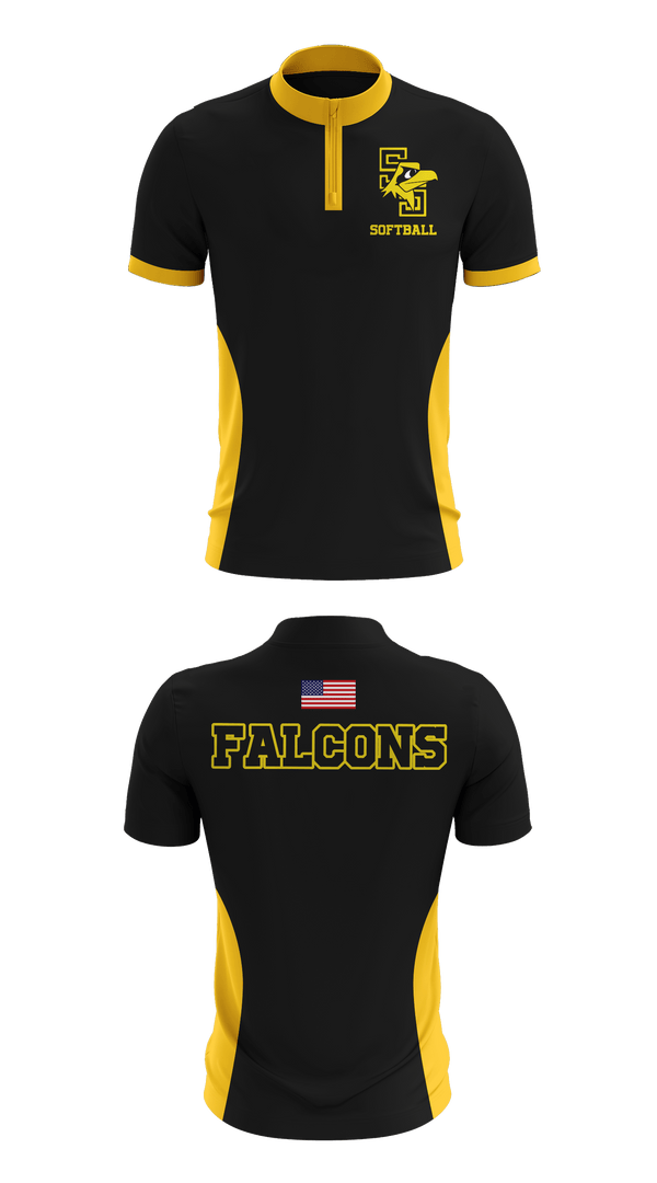 Short Sleeve Performance Shirt, Falcons, Softball, Teamtime, Team time, sublimation, custom sports apparel, team uniforms, spirit wear, spiritwear, sports uniforms, custom shirts, team store, custom team store, fundraiser sports, apparel fundraiser