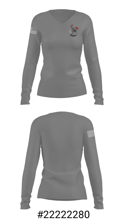 Women's Long Sleeve Vneck Shirt, Plymouth High School Soccer, Men's Soccer, Teamtime, Team time, sublimation, custom sports apparel, team uniforms, spirit wear, spiritwear, sports uniforms, custom shirts, team store, custom team store, fundraiser sports, apparel fundraiser