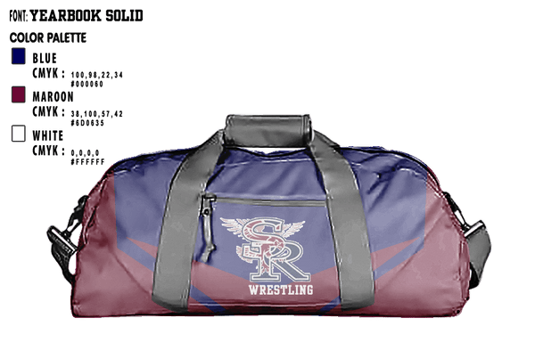 Duffle Bag, Scripps Ranch High School Wrestling, Wrestling, Teamtime, Team time, sublimation, custom sports apparel, team uniforms, spirit wear, spiritwear, sports uniforms, custom shirts, team store, custom team store, fundraiser sports, apparel fundraiser