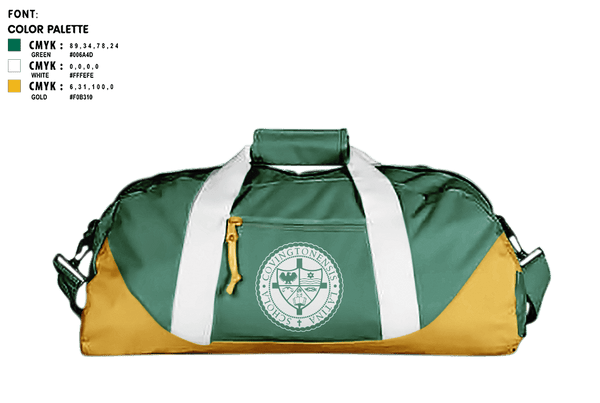 Duffle Bag, Covington Latin School, Spirit Store, Teamtime, Team time, sublimation, custom sports apparel, team uniforms, spirit wear, spiritwear, sports uniforms, custom shirts, team store, custom team store, fundraiser sports, apparel fundraiser