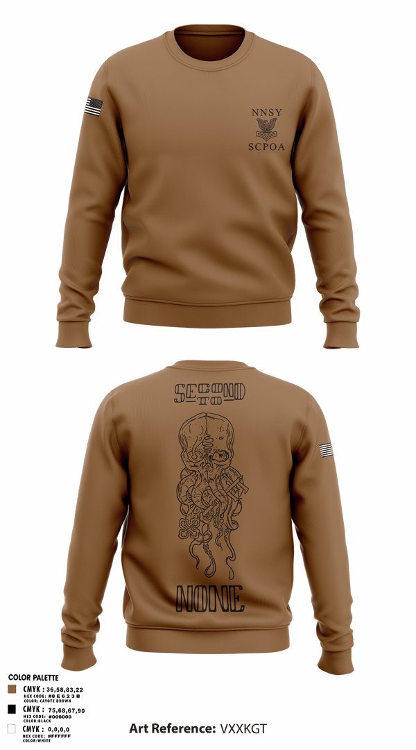 Crew Neck Sweatshirt, NNSY SCPOA, Navy, Teamtime, Team time, sublimation, custom sports apparel, team uniforms, spirit wear, spiritwear, sports uniforms, custom shirts, team store, custom team store, fundraiser sports, apparel fundraiser
